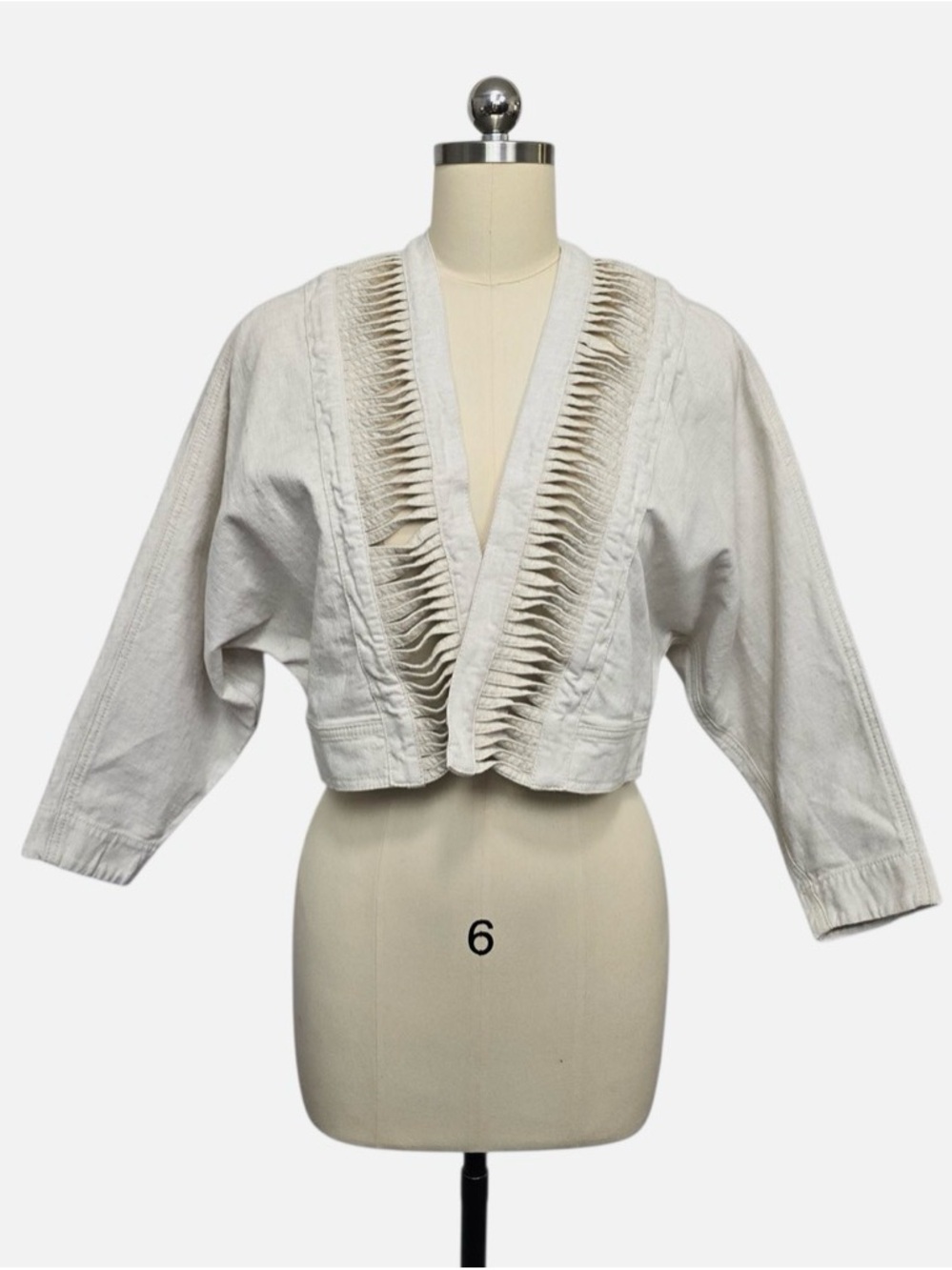 Hei Hei XS/S Beige Cropped Jacket